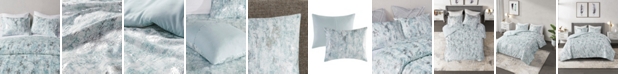 CosmoLiving Pearl Metallic Printed Velvet Full/Queen Comforter Set, 3 Piece